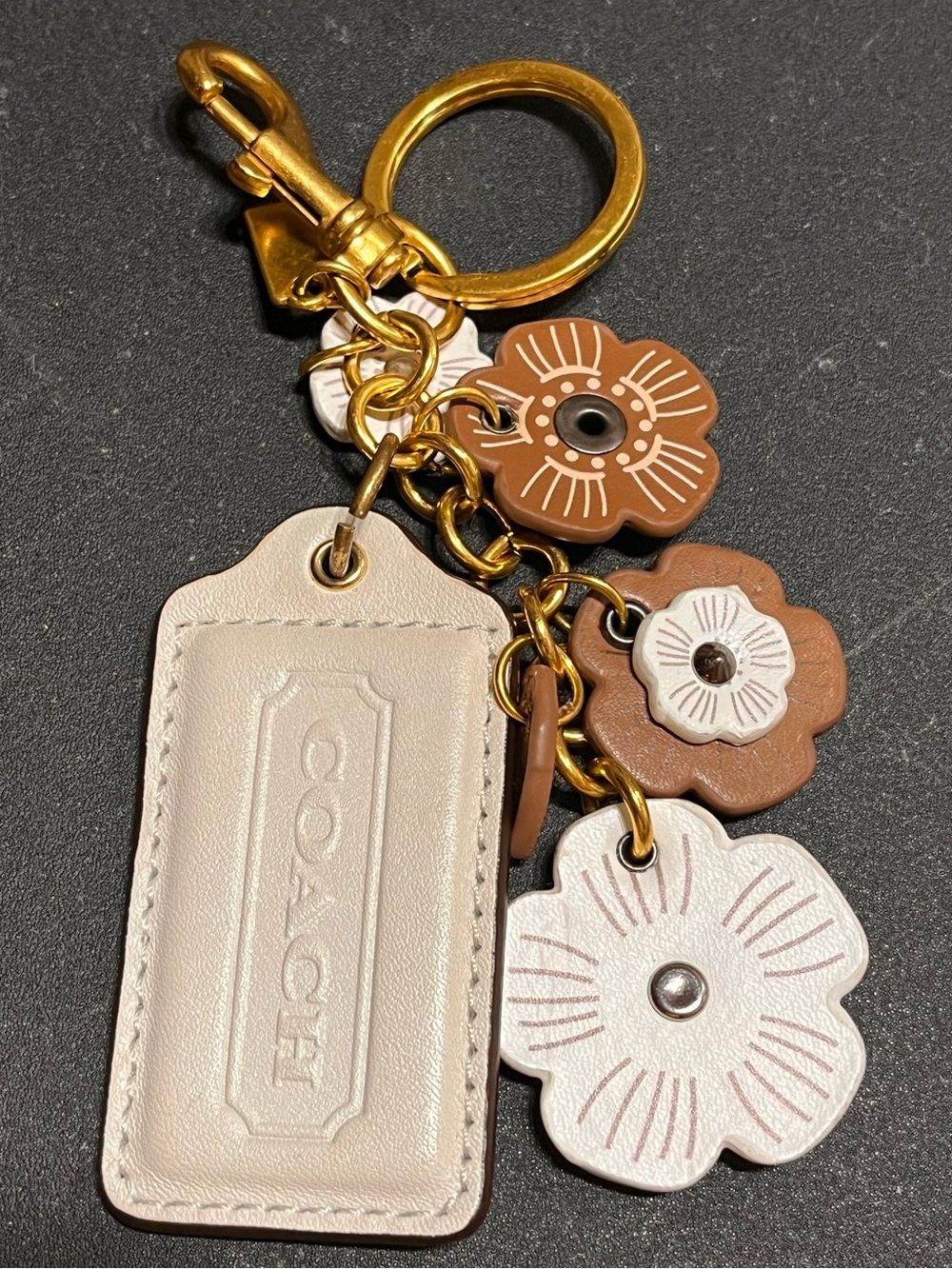 Coach Hangtag on Unbranded Keychain